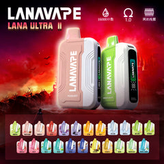【 Q倉 】Lana Ultra 16000口拋棄式霧化彈 磁吸換彈可拆卸【買兩盒送主機】
